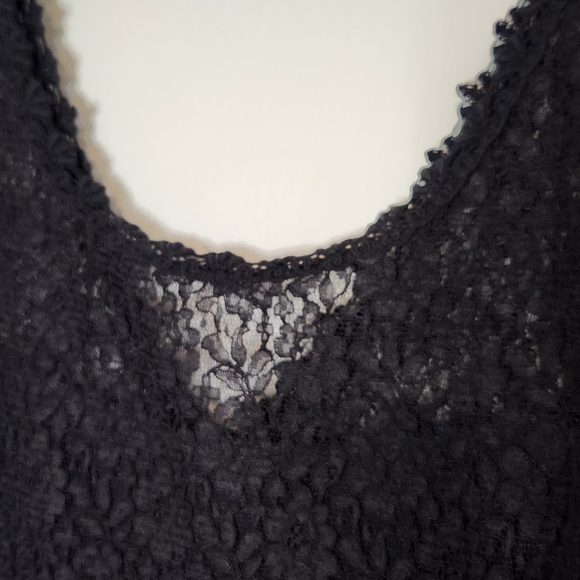 Express lace front v back tank black large - Picture 9 of 16